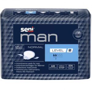 15pcs Seni Man Level 2 Normal tălpi urologice pentru bărbați